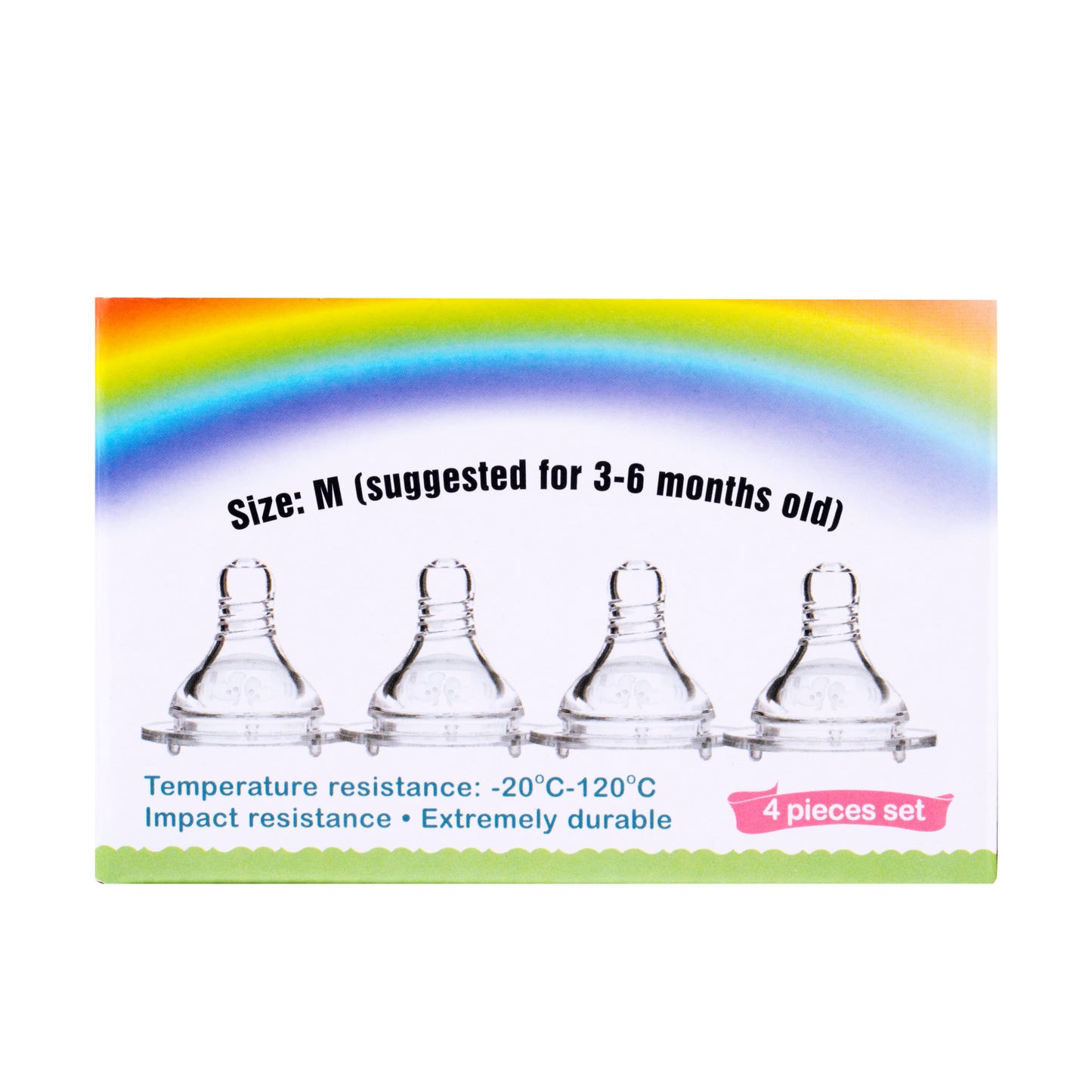 Silicone Nipple (ANTI-COLIC) for bottle (4-Pack)
