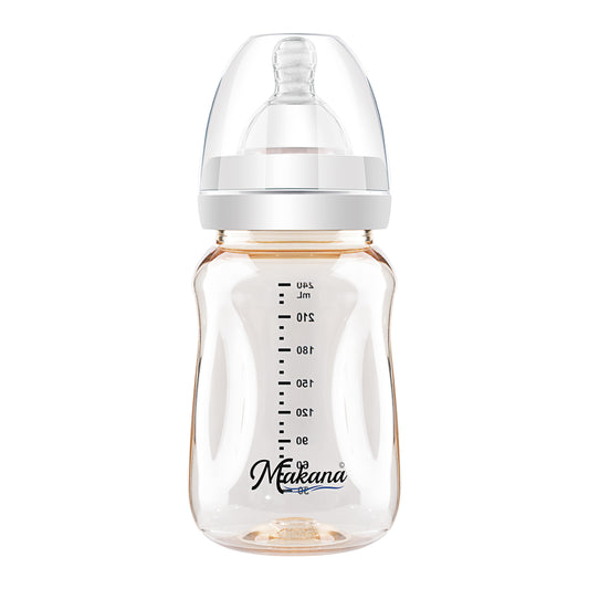 Premium premium PPSU baby bottle featuring high-quality medical grade material.