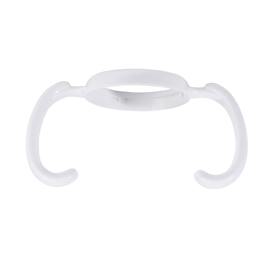 Makana wide neck baby bottle handle made of safe PP material for infant self feeding.